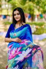 "চাঁমেলী🌺" প্রিমিয়াম কোয়ালিটি শাড়ি - Image 5