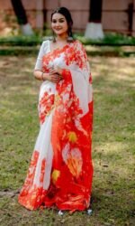 "মোহিনী 🌺" প্রিমিয়াম কোয়ালিটি শাড়ি - Image 5