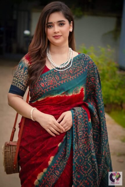 সেমি মসলিন" শাড়ি BUS-221