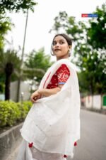 হাফসিল্ক জামদানি শাড়ী কোড নং ২০৫