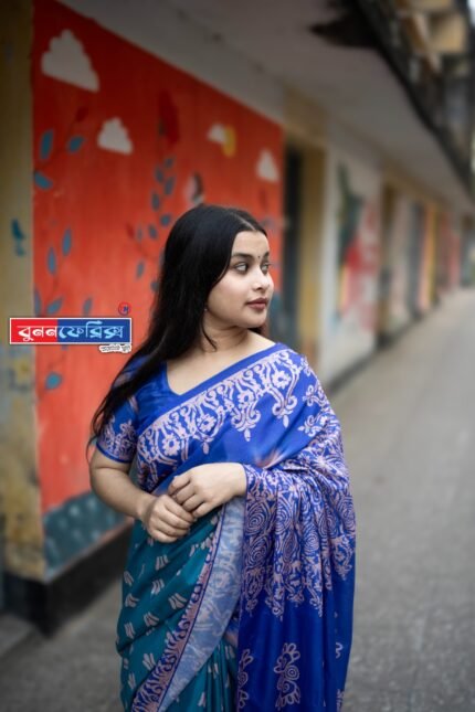 সেমি মসলিন" শাড়ি BUS-১৪৩