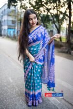 সেমি মসলিন" শাড়ি BUS-১৪৩ - Image 5