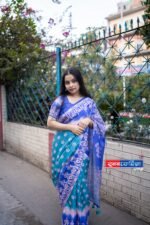 সেমি মসলিন" শাড়ি BUS-১৪৩ - Image 8