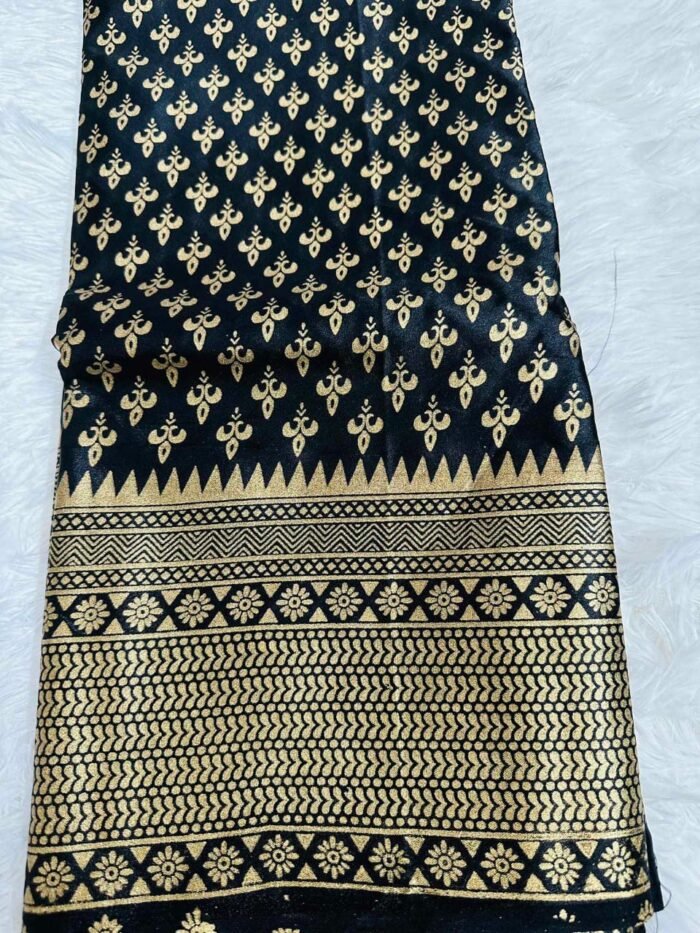 সফ্ট সিল্ক কাতান শাড়ী - Image 1
