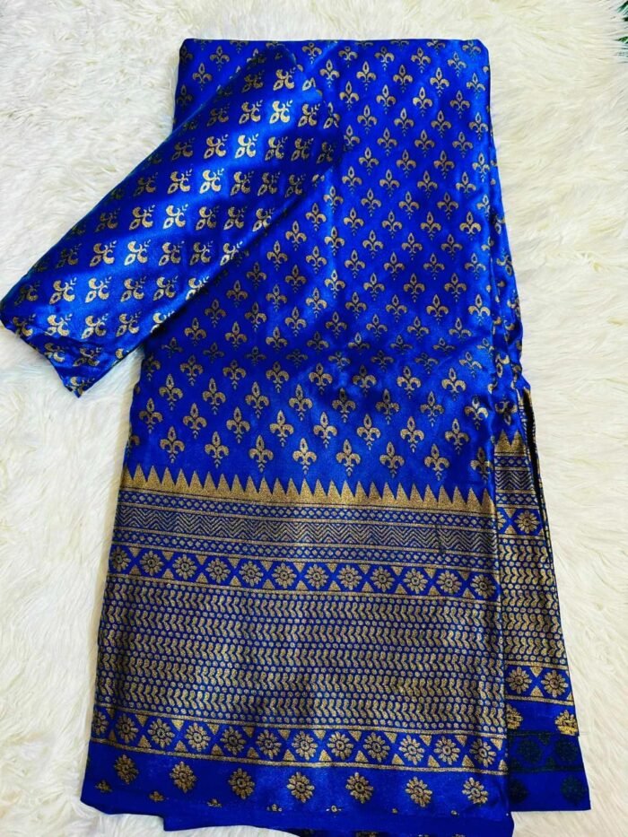 সফ্ট সিল্ক কাতান শাড়ী - Image 1