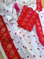 উন্নত মানের হাফ সিল্ক শাড়ি - Image 6