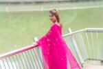 সেমি মসলিন এমব্রয়ডারি শাড়ি - Image 5