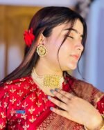 সফ্ট সিল্ক রক্ত জবা 🌺 শাড়ী - Image 7
