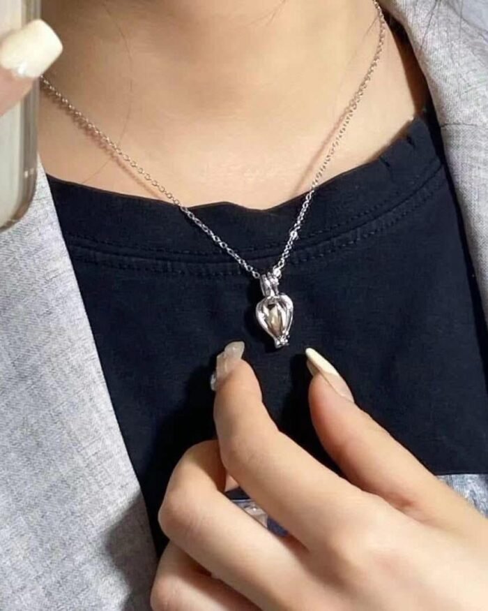𝐑𝐞𝐚𝐥 𝐩𝐞𝐚𝐫𝐥 𝐧𝐞𝐜𝐤𝐥𝐚𝐜𝐞 !! Love Pearl আসল মুক্তার মালা - ফ্রি হোম ডেলিভারি - Image 6