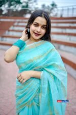 প্রিমিয়াম সেমি মসলিন শাড়ি + ম্যাচিং ব্লাউজ | আকর্ষণীয় ডিজাইন ও কোয়ালিটি