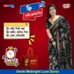 Deshi Midnight Luxe Saree - Image 3