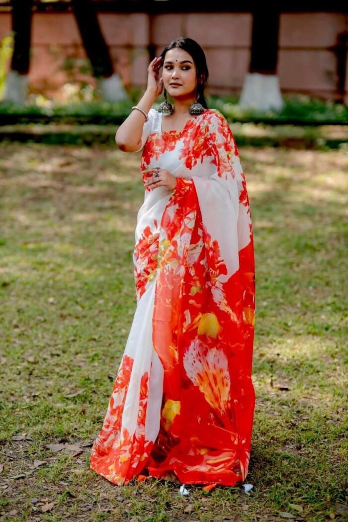 "মোহিনী 🌺" প্রিমিয়াম কোয়ালিটি শাড়ি - Image 1